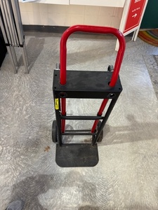 lot 475 image: Heavy Duty Hand Truck Dolly with Red Handle