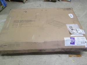 queen faux leather head board...