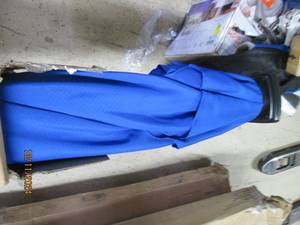 sunray blue solar lighted umbrella...