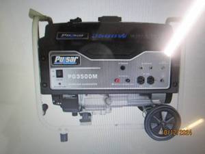 Pulsar 3500 Peak3000 Running Watts...