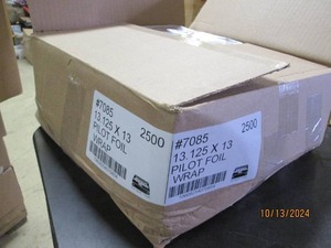 case of 13.75x13 pilot foil wrap 25...