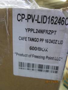 case of 1624 oz lids 600 in box...