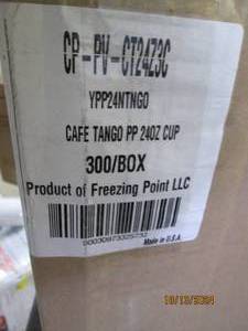 case of 300 24 oz plastic cups...