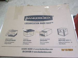case of bankers boxes...