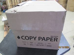 case of 8 12 x11 copy paper 5000 s...