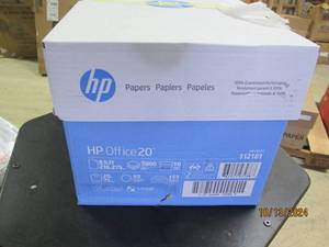 case of HP 8.5 x 11 office 20 copy ...