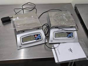 lot 8 image: Lot of 2 KD-8000 Digital Scales - Power Buttons Well Worn