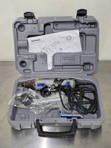 lot 9 image: Dremel Rotary Tool Kit Model 4000 with Accessories
