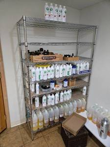 lot 29 image: Wire Shelving Unit - Contents NOT Included