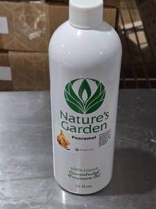 lot 96 image: Pearamel Fragrance Oil by Natures Garden Approx. 34 Full