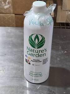 lot 120 image: Vanilla Spectacular Fragrance Oil by Natures Garden Approx. Near Full