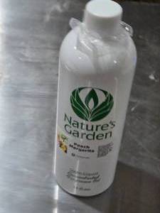 lot 121 image: Peach Margarita Fragrance Oil by Natures Garden Approx. Near Full