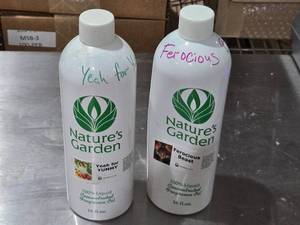 lot 124 image: Yeah for Yummy, Ferocious Beast Fragrance Oil by Natures Garden Approx. 12 Full Each