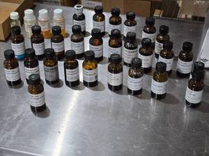 lot 154 image: Lot of Assorted Flavor and Fragrance Oils All are partially used.