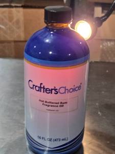 lot 158 image: Crafters Choice Hot Buttered Rum Fragrance Oil Over 34 Full