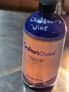 lot 163 image: Crafters Choice Chardonnay Wine Fragrance Oil Approx. 34 Full