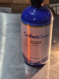 lot 167 image: Crafters Choice Pink Grapefruit Fragrance Oil Near Full