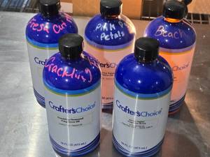 lot 175 image: Crafters Choice Fragrance Oil Lot - 5 Bottles 12 to a Little Less than 12 Full