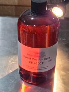 lot 178 image: Sweet Pea Rhubarb Fragrance Oil - Approx. 34 Full