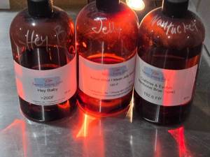 lot 191 image: Lot of 3 Fragrance Oils - Tameras Soaping Scents All Approx. 12 Full