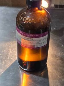 lot 218 image: Bramble Berry Green Fig Fragrance Oil Approx.  12-34 Full