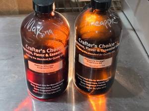 lot 224 image: Crafters Choice Fragrance Oils - Making Whoopie & Pineapple Orchid Approx. 12 Full
