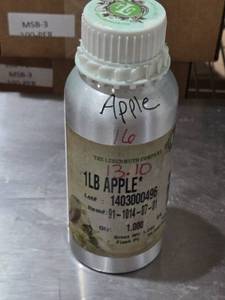 lot 240 image: Lebermuth Company Apple Flavoring Approx. 13 Ounces by Weight Remaining