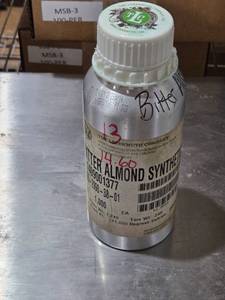 lot 246 image: Bitter Almond Synthetic Flavoring Approx. 14.6 Ounces by Weight Remaining