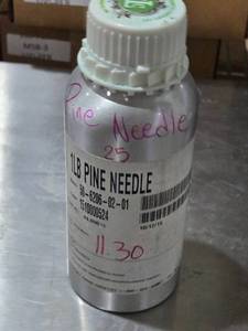 lot 254 image: 1lb Pine Needle Essential Oil Container Approx. 11.3 oz by Weight Remaining