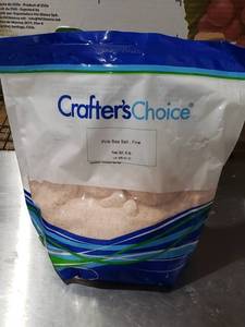 lot 297 image: Crafters Choice Pink Sea Salt - Fine, 5 lb