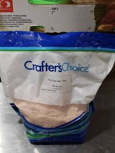 lot 299 image: Crafters Choice Pink Sea Salt - Fine, 5 lb