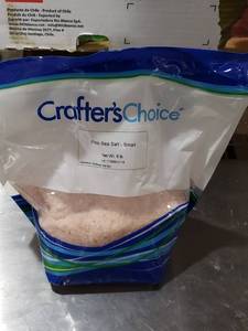 lot 301 image: Crafters Choice Pink Sea Salt - Small, 5 lb
