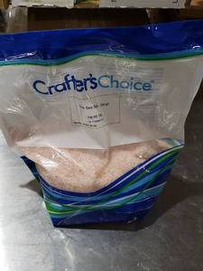 lot 303 image: Crafters Choice Pink Sea Salt - Small, 5 lb Bag