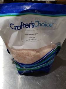 lot 305 image: Crafters Choice Pink Sea Salt - Small Grain 5 lb