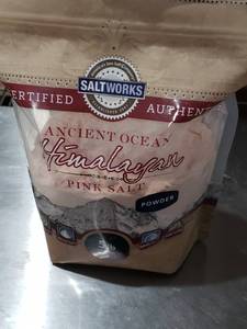 lot 311 image: Ancient Ocean Himalayan Pink Salt Powder 3lbs 10 ounces remaining