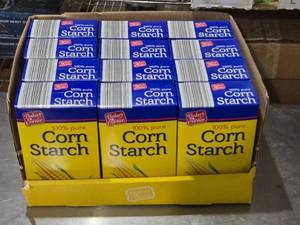 lot 321 image: Bakers Corner 100% Pure Corn Starch 16 oz (1 LB) - 12 Pack