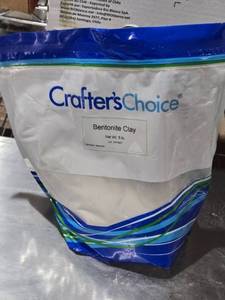 lot 329 image: Crafters Choice Bentonite Clay 5 lb Bag