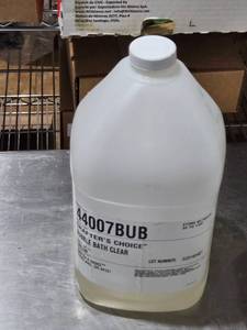 lot 345 image: Crafters Choice Bubble Bath Clear - 1 Gallon 14 full.
