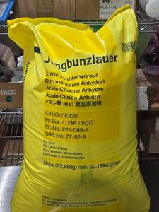lot 357 image: Jungbunzlauer Citric Acid Anhydrous 50lbs Bag