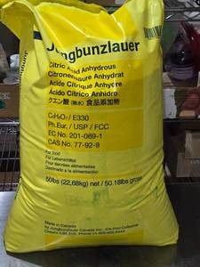 lot 360 image: Jungbunzlauer Citric Acid Anhydrous 50lb Bag