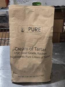 lot 364 image: 5 lb Pure Cream of Tartar - Food Grade, Kosher
