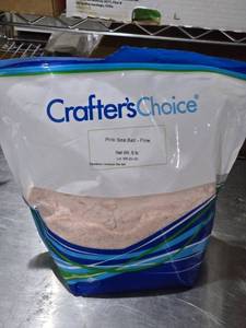 lot 372 image: Crafters Choice Pink Sea Salt - Fine, Approx. 4lbs 15oz