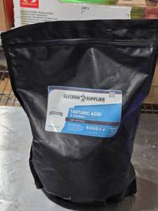 lot 377 image: Glycerin Supplier Tartaric Acid 5 Pounds