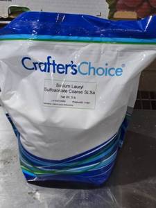lot 382 image: Crafters Choice Sodium Lauryl Sulfoacetate Coarse SLSa 5 lb