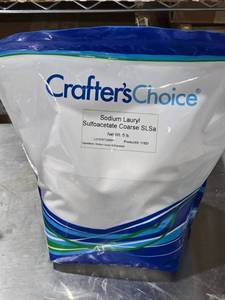 lot 383 image: Crafters Choice Sodium Lauryl Sulfoacetate Coarse SLSa - 5 lb
