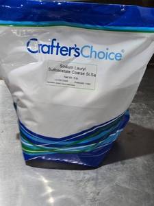 lot 384 image: Crafters Choice Sodium Lauryl Sulfoacetate Coarse SLSa 5 lb