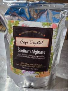 lot 388 image: Cape Crystal Sodium Alginate Approx. 9 oz remaining