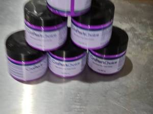 lot 406 image: Lot of 6 Crafters Choice Neon House Party Purple Powder All Full.