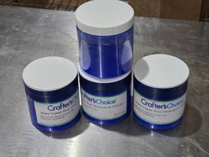 lot 407 image: Crafters Choice Matte Cobalt Blue Ultramarine Powder Lot - All Full.