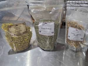 lot 438 image: Lot of Organic Dried Herbs